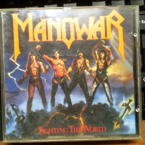 Manowar Fighting the World CD used, metal