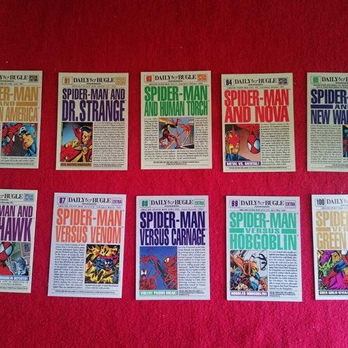 Spiderman Cards 1994 Fleer The Amazing Spider-Man like new, random numbers