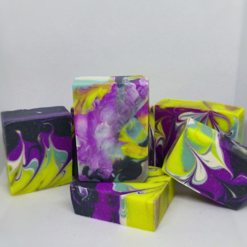 Handmade decorative aromatic soap "Northern Lights"