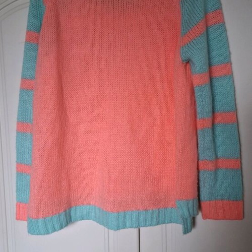 Women's knitted sweater like new, multicolored, size L