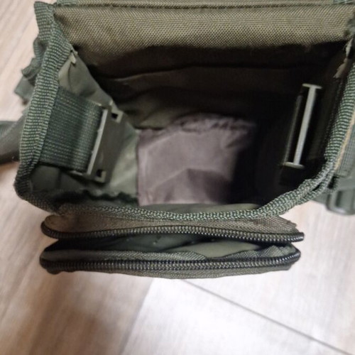 Drop Leg Bag military style, like new, khaki 20x27 cm