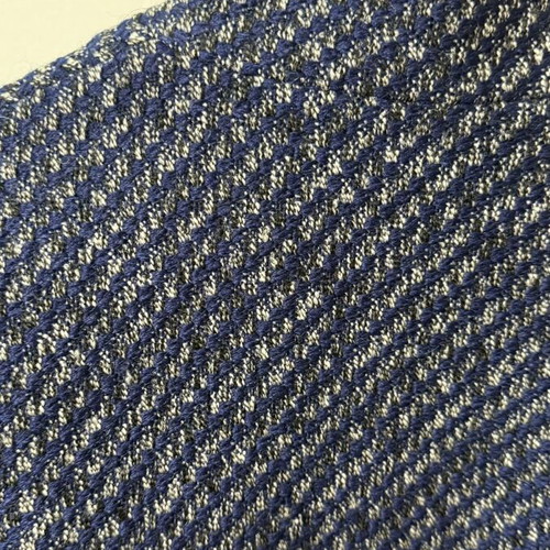 Oversized Mango coat medium, like new, navy blue gray textured knit