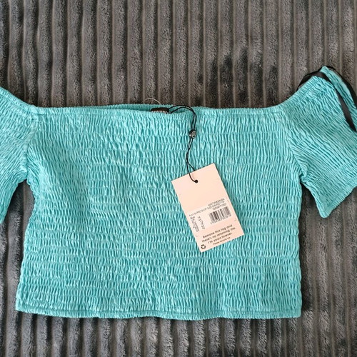 Women's bardot crop top Missguided