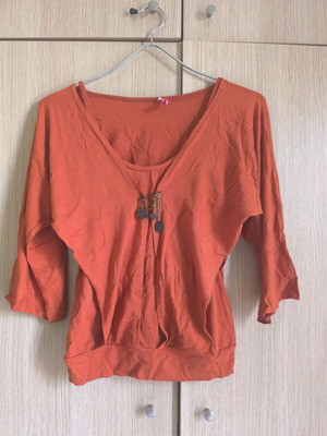 A-Style women's blouse like new, orange, size L