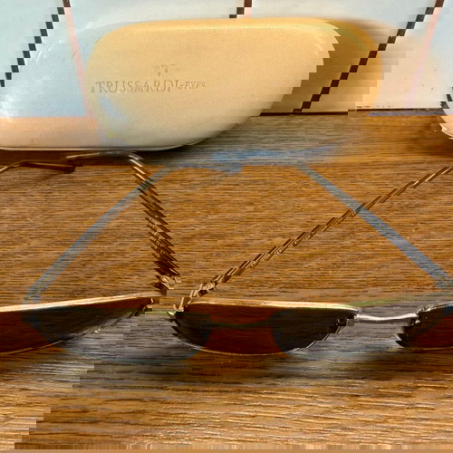 Γυαλιά Trussardi μεταχειρισμένα, ασημί, σε πολύ καλή κατάσταση