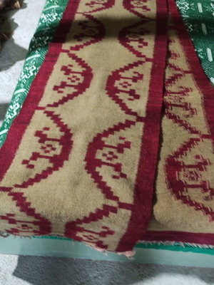 Woven runner like new, thin 45 cm width, about 370 cm length