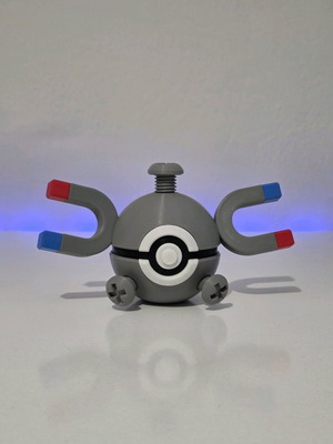 Magnemite Pokéball made to order with keychain