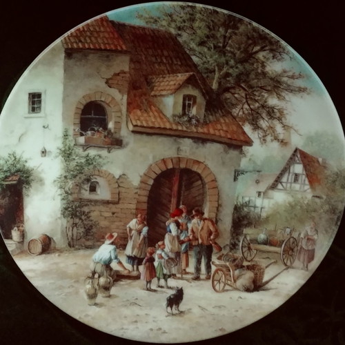Bradex Wall Plate Collection. Reichenbach, fine porcelain Germany 92'-93'