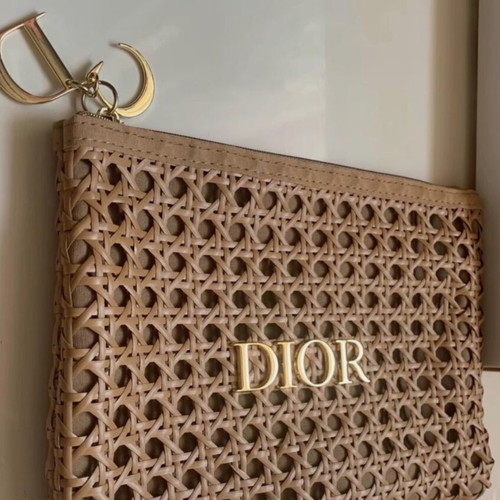 Dior 2026 Eco Raffia Limited Edition Cosmetic Bag New