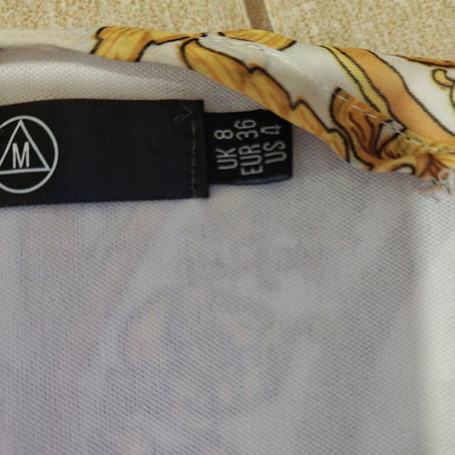 Dress with yellow floral pattern, EU36 small
