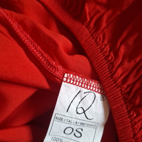 IQ Top red blouse with off-shoulder, used, one size, viscose
