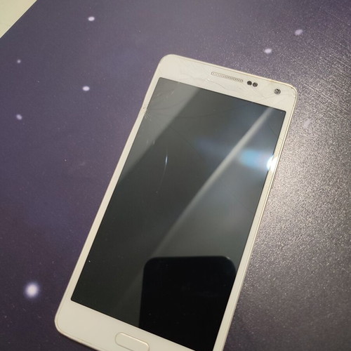 Samsung Galaxy A3 phone with broken screen for spare parts