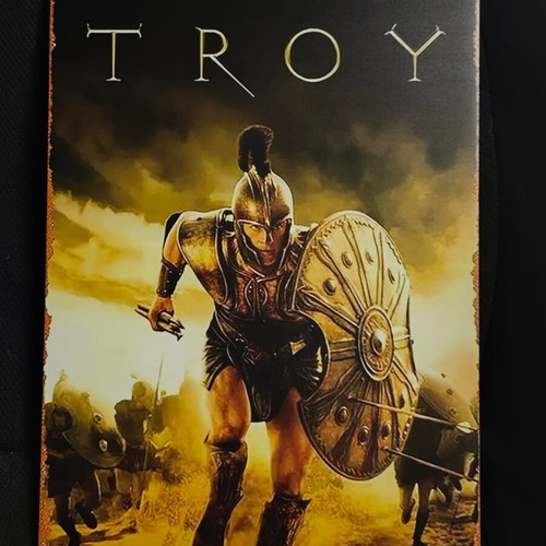 Metal decorative sign Troy Achilles 20x30 cm like new