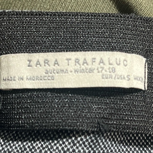 Midi skirt Zara used, size S, gray and yellow