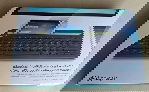 Logitech K480 Black Ασύρματο Πληκτρολόγιο για Tablet (Μαύρο)