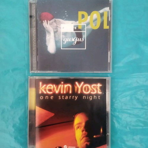 Kevin Yost One Starry Night and Gus Gus Pol CDs like new, electronic