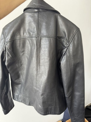 Massimo Dutti Genuine Leather Jacket black medium, like new
