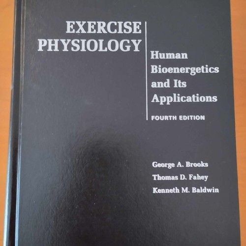 Exercise Physiology book like new, fourth edition