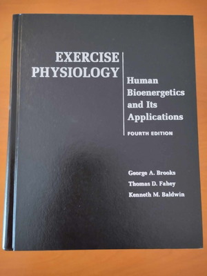 Exercise Physiology book like new, fourth edition