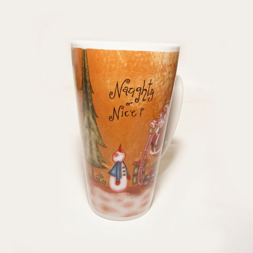 Large mugs used, pack of 7, Christmas theme