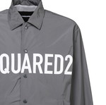 Μπουφάν Dsquared2 Shirt styled καινούργιο, μέγεθος Large, γκρι άσπρο