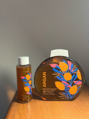 Sephora Argan shower gel and body oil new