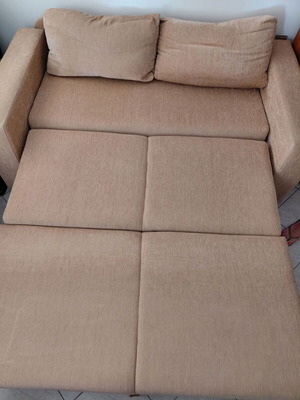 Two-seater sofa bed