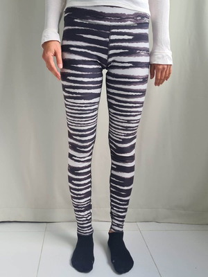 Nike Dri-Fit γυναικείο κολάν με ζεβρέ μοτίβο, μέγεθος M