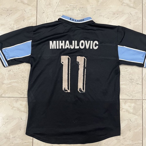 Lazio Mihajlovic Authentic Jersey used, size Small