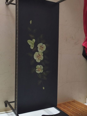 Vintage metal bedroom bench