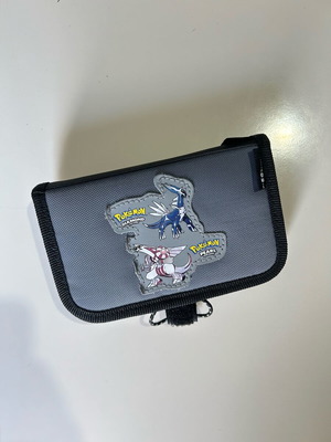 Pokemon case for Nintendo DS used with broken zipper
