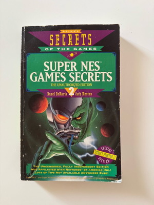 Super Nes Games Secrets book used
