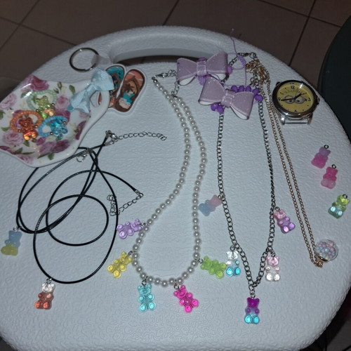 Jewelry set with gift box and dish
