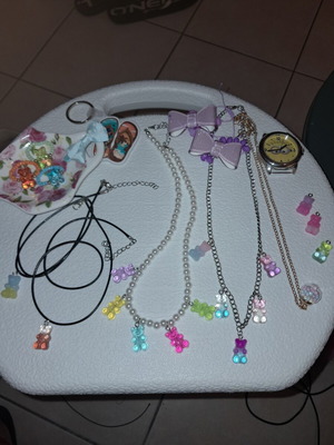 Jewelry set with gift box and dish