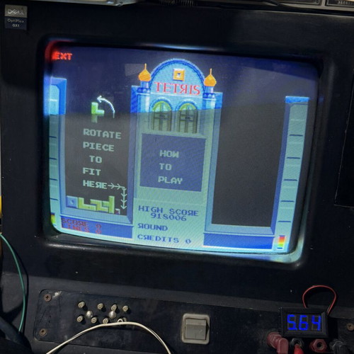 Tetris Arcade Bootleg PCB used, fully functional