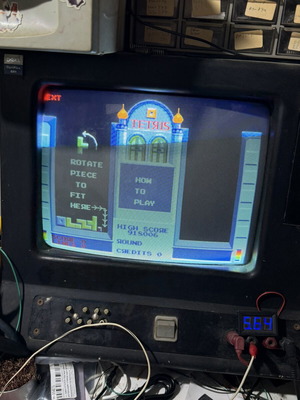 Tetris Arcade Bootleg PCB used, fully functional