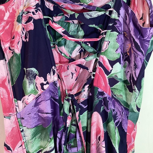 SHE Floral Strapless Midi Dress like new with hidden pockets