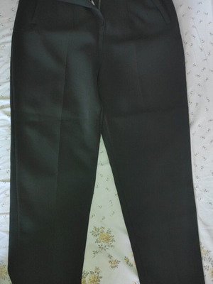 Kelly's olive high-waisted suit pants new, size M