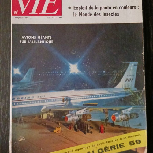 Science Vie magazine November 1958 used, good condition