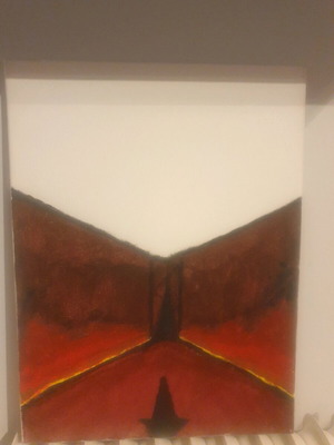 Painting new with acrylic paint