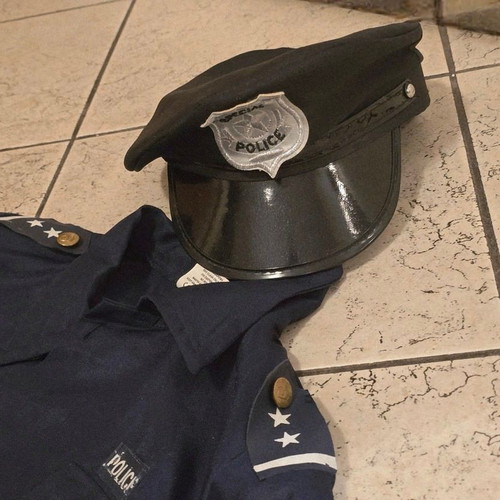 Police children's costume used for ages 9-12