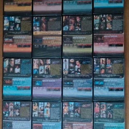 James Bond 007 DVD collection of 20 new, sealed discs