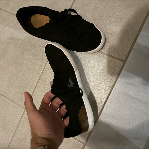 Lacoste sneakers size 45 used, black