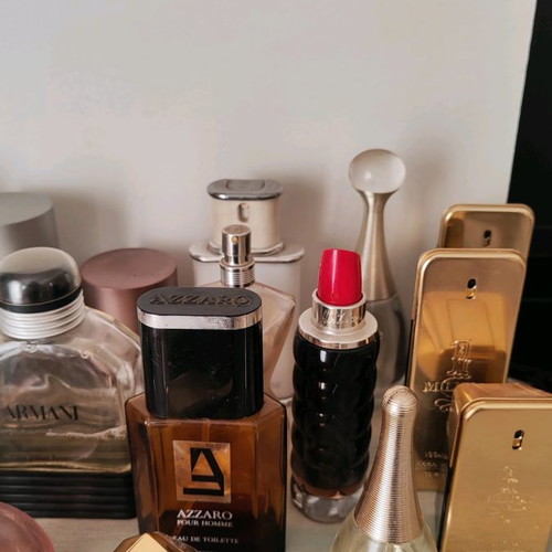Perfume bottle collection used, empty, 24 pieces