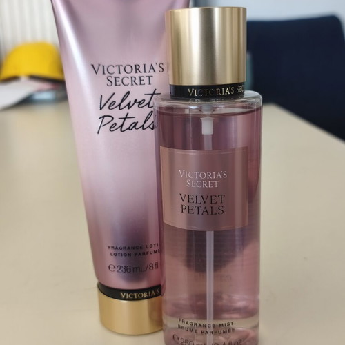 Victoria's Secret Velvet Petals body mist and lotion set