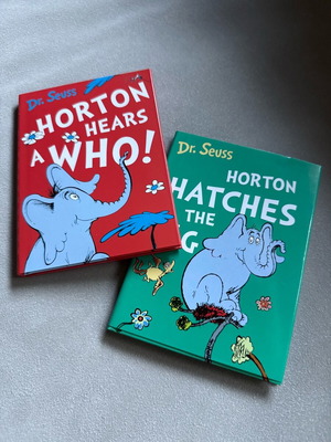 Dr Seuss Horton set of 2 brand new hardback children's books