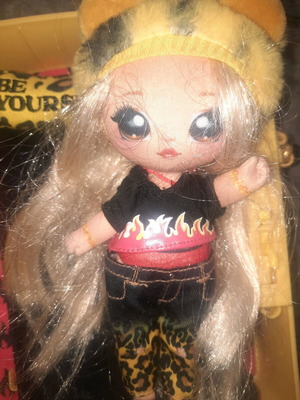 Surprise doll with bag used