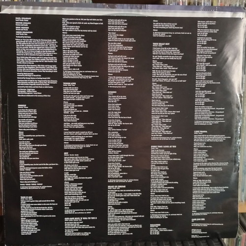 KISS Revenge LP 1995 U.S Limited Edition Gray Marble Vinyl like new