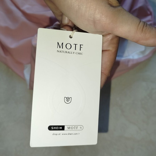 Motf by Shein one-shoulder swimsuit, pink, XL