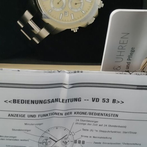J. Williams Sunray Champagne Men's Chronograph watch